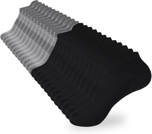 Ankle Socks Women - 6/12Pairs Men Low Cut No Show Athletics Socks | White Thin Summer Short Low Rise Liner Sport Running Workout Sneaker Lightweight Yogs Pilates Golf Footies Socks Non Slip in Kuwait