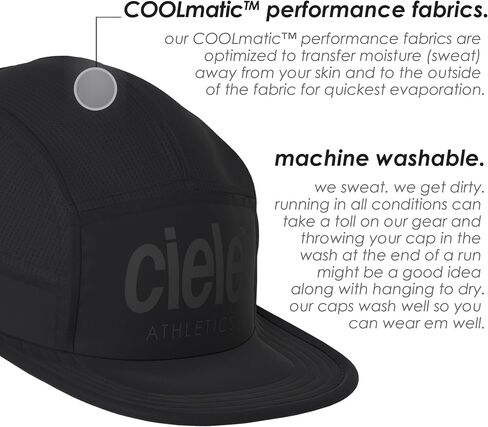 Ciele Athletics GOCap - Premium Washable Moisture Wicking Hat with Sun Protection, 5-Panel Knit Running Hat in Saudi Arabia