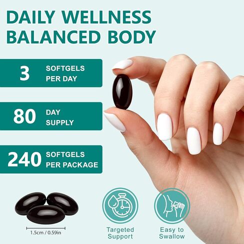 Lymphatic Drainage Supplement with 21-in-1 Herbal Blend, Lymph System Support 240pcs, Lymph Cleanse Detox and Reduce Swelling in Kuwait