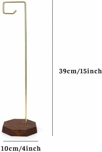Wind Chime Holder Stand 15in with Base No Drill Windchime Hanger Ornament Hanging for Outside Indoor Plant Display Support Flat Decorative Flower Pot Jewelry Rack Home Countertop Tabletop Office Decor in Saudi Arabia