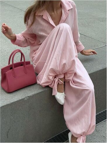 Verdusa Women's Harem Pants Wide Leg Baggy Pants Casual Oversized Loose Fit Balloon Pants in Kuwait