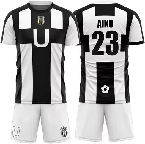 Men Cosplay T-Shirt White and Black Unisex Casual Short Sleeved Cosplay Costume in Saudi Arabia