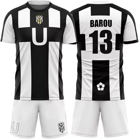 Men Cosplay T-Shirt White and Black Unisex Casual Short Sleeved Cosplay Costume in Saudi Arabia