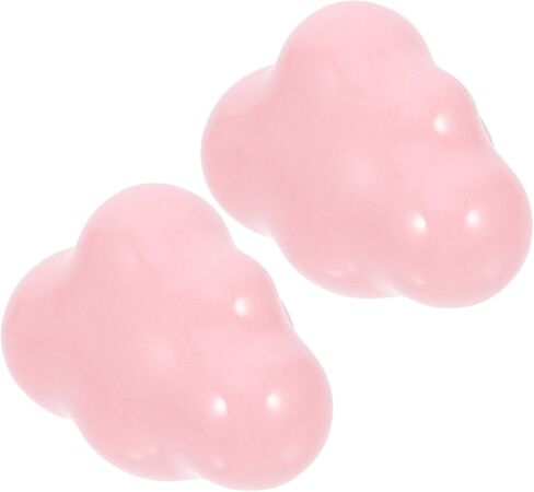 Cloud Shape Ceramic Drawer Pulls Handles for ’ Room Furniture, 2pcs Cute Pink Ceramic Cabinet Knobs for ’s Closet Storage and Dresser Drawer Hardware in Kuwait