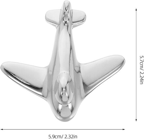 ibasenice Airplane Cabinet Pull Knobs for Room, Zinc Alloy Wardrobe Door Handles, 2pcs Set Decorative Drawer Pulls with Screws for Nursery Dresser and Closet in Kuwait