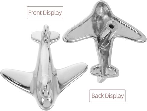 ibasenice Airplane Cabinet Pull Knobs for Room, Zinc Alloy Wardrobe Door Handles, 2pcs Set Decorative Drawer Pulls with Screws for Nursery Dresser and Closet in Kuwait