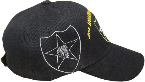 Trade Winds U.S. Army 2nd Second Infantry Division Black Second to None Shadow Cap Hat in Kuwait