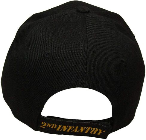 Trade Winds U.S. Army 2nd Second Infantry Division Black Second to None Shadow Cap Hat in Kuwait