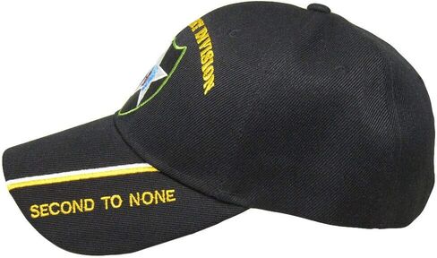 Trade Winds U.S. Army 2nd Second Infantry Division Black Second to None Shadow Cap Hat in Kuwait