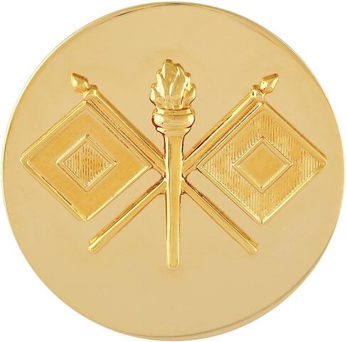 Army Signal Branch Insignia Enlisted with US Insignia in Saudi Arabia
