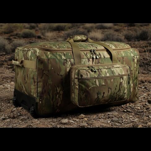 TAA Compliant Monster Deployment Bag Multicam, 36" Rolling Tactical Duffel with Wheels, Heavy Duty Military Gear Bag in Saudi Arabia
