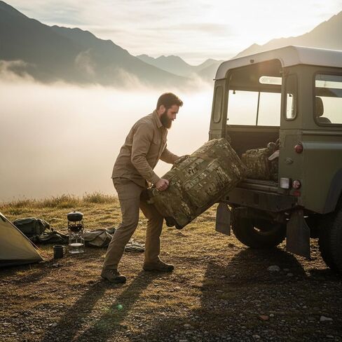 TAA Compliant Monster Deployment Bag Multicam, 36" Rolling Tactical Duffel with Wheels, Heavy Duty Military Gear Bag in Saudi Arabia