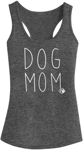 Workout Tank Tops for Women Dog MOM Printed Top Shirt Sleeveless Shirts in Kuwait