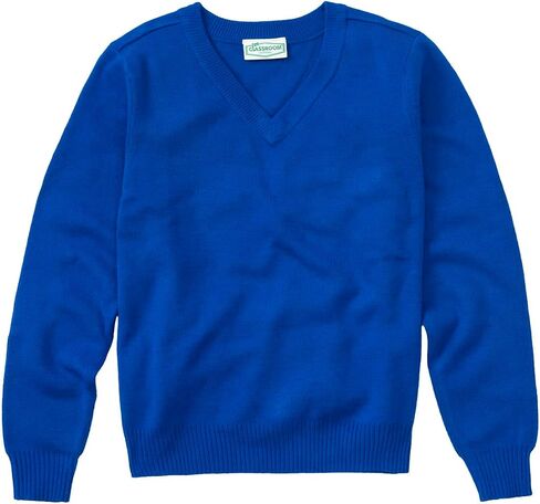 Classroom Mens Adult Unisex Long Sleeve V-Neck Sweater in Kuwait