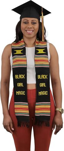 Gradwear Graduation Kente Stole, Handwoven Kente Cloth in Saudi Arabia