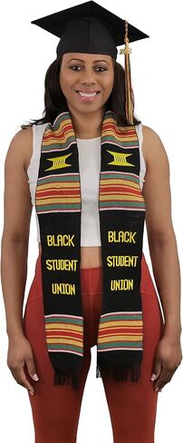 Gradwear Graduation Kente Stole, Handwoven Kente Cloth in Saudi Arabia