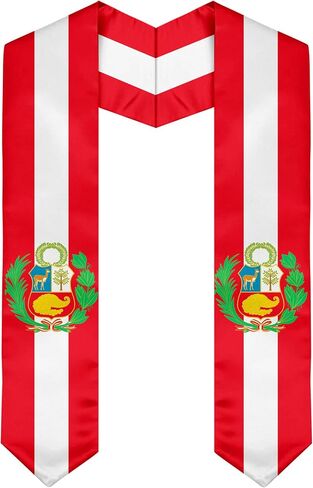 Graduation Stole Sash Study Abroad Students Graduation V Shape Stole Scarf 72" Long in Saudi Arabia