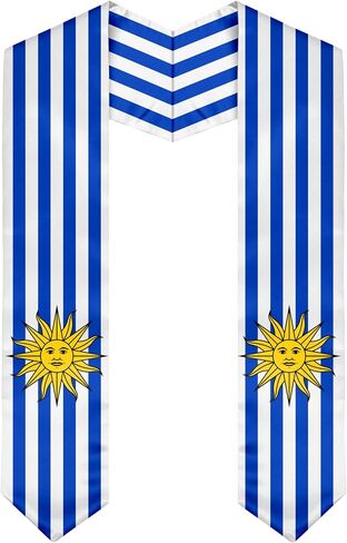 Graduation Stole Sash Study Abroad Students Graduation V Shape Stole Scarf 72" Long in Saudi Arabia