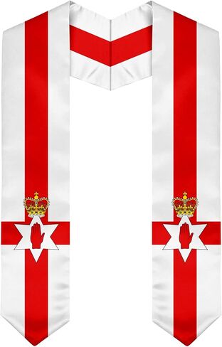 Graduation Stole Sash Study Abroad Students Graduation V Shape Stole Scarf 72" Long in Saudi Arabia