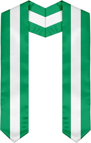 Graduation Stole Sash Study Abroad Students Graduation V Shape Stole Scarf 72" Long in Saudi Arabia