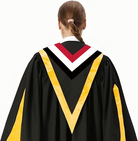 Graduation Sash Satin Scarf 72" Stole for Abroad Student International Study Class in Saudi Arabia