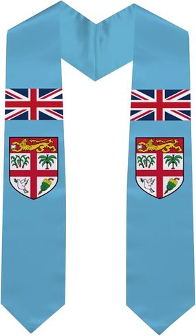 Graduation Stole National Flag, International Student Satin Unisex Graduation Sash Scarf 72'' inch in Saudi Arabia