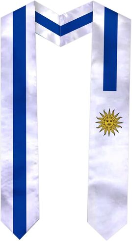 Graduation Sash Satin Scarf 72" Stole for Abroad Student International Study Class in Saudi Arabia