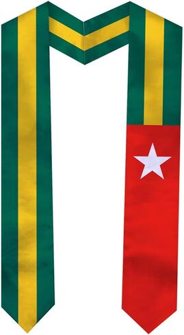 Graduation Sash Satin Scarf 72" Stole for Abroad Student International Study Class in Saudi Arabia