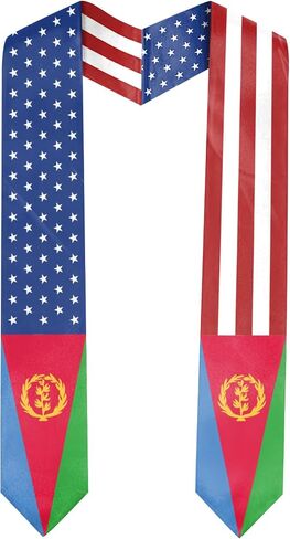 Albania Flag Albania Internation Students Graduation Stole Sash Scarf Graduation Gift (South Korea flag) in Saudi Arabia