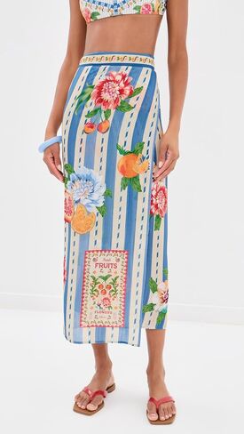 AGUA BENDITA للسيدات Zinna Basket Wrap Pareo in Kuwait