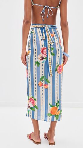 AGUA BENDITA للسيدات Zinna Basket Wrap Pareo in Kuwait