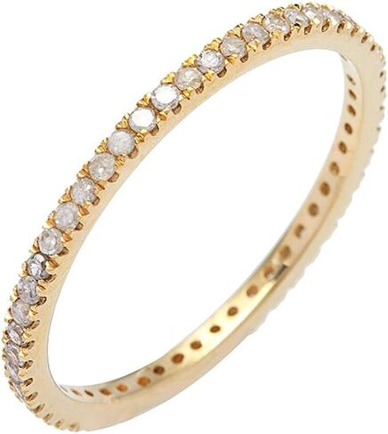 10k Yellow Gold Eternity Diamond Wedding Band (1/3 cttw, I-J Color, I2-I3 Clarity) in Saudi Arabia