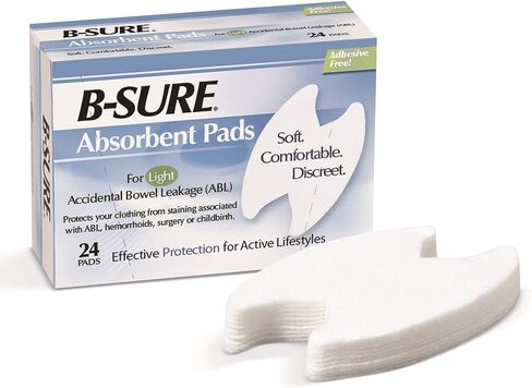 B-Sure Incontinence Liner, Heavy Absorbency One Size Fits Most Unisex Disposable, 14-7031-224 - Case of 288 in Saudi Arabia