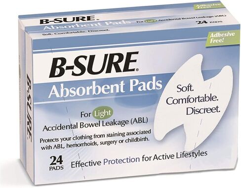 B-Sure Incontinence Liner, Heavy Absorbency One Size Fits Most Unisex Disposable, 14-7031-224 - Case of 288 in Saudi Arabia