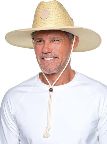 Natural Lifeguard Straw Hat - Bondi in Kuwait