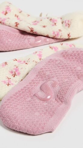 STEMS Women's Blossom Grip Socks 2 Pack in Kuwait