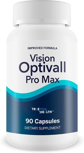 Vision Optivall Pro Max - Our Best Vitamin A Enriched Eye Support with Lutein & Zeaxanthin - Clear Vision and Eye Health Supplements for Adults - Eyesight Improvement Supplements - Eye Pills in Kuwait