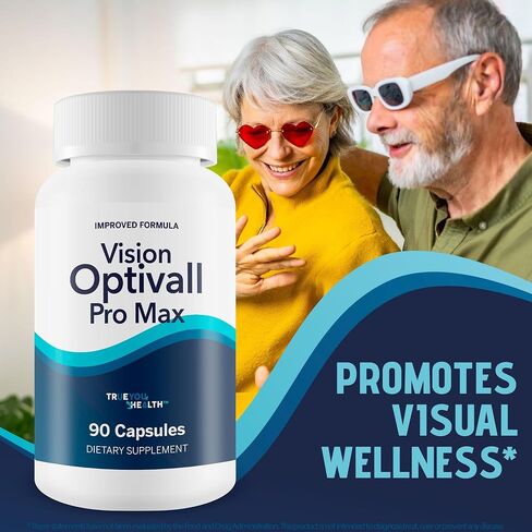 Vision Optivall Pro Max - Our Best Vitamin A Enriched Eye Support with Lutein & Zeaxanthin - Clear Vision and Eye Health Supplements for Adults - Eyesight Improvement Supplements - Eye Pills in Kuwait