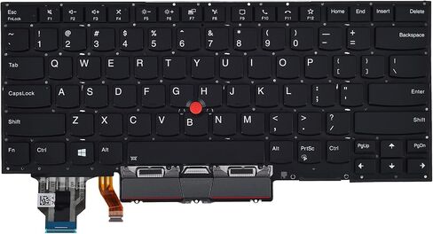 Replacement Keyboard for Lenovo ThinkPad X1 Carbon 9th Gen 9 2021 X1C 2021 SN20Z77386, ThinkPad X1 Carbon 9th Gen 9 Replacement Keyboard with Backlit US Layout in Saudi Arabia