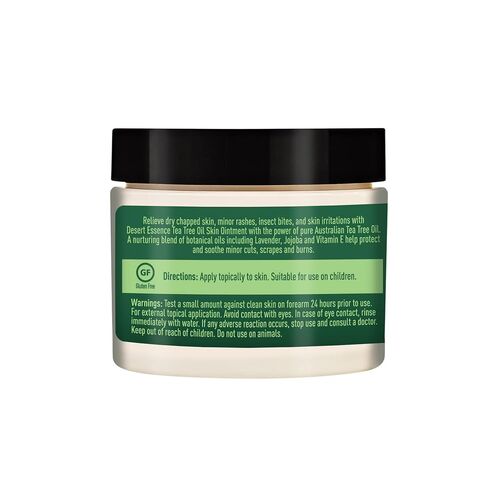 Desert Essence Organic Tea Tree Oil Skin Ointment - 1 Fl Oz - Pack of 4 - Jojoba & Lavender Essential Oils - Vitamin E - Sweet Almond Extract - Moisturizer For Dry Skin, Skin Irritations, Cuticles in Kuwait
