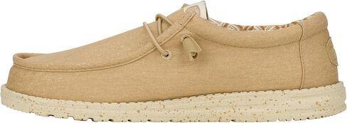 Hey Dude Wally Stretch Canvas North Atlantic Size 10, Men’s Shoes, Men's Slip-on Loafers, Comfortable & Light-Weight in Kuwait