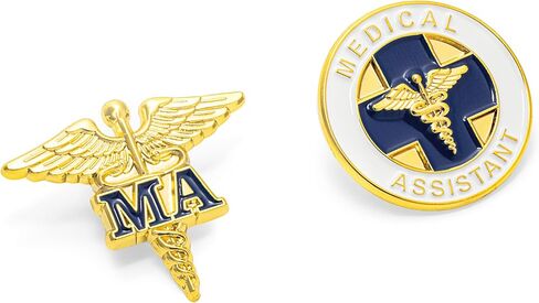 Medical Assistant "MA" Lapel Pin Set in Kuwait