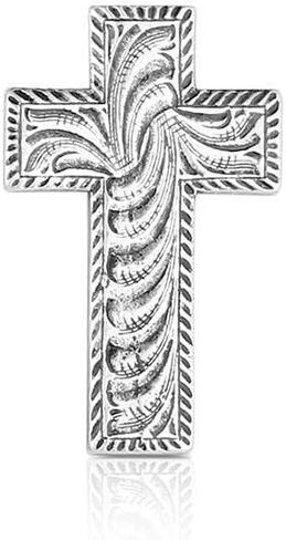 Montana Silversmiths Western Lifestyle Engraved Cross Pin in Kuwait