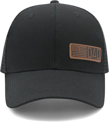 Dad American Flag Trucker Hat for Men, Gifts for Dad Husband from Daughter Son Wife in Saudi Arabia