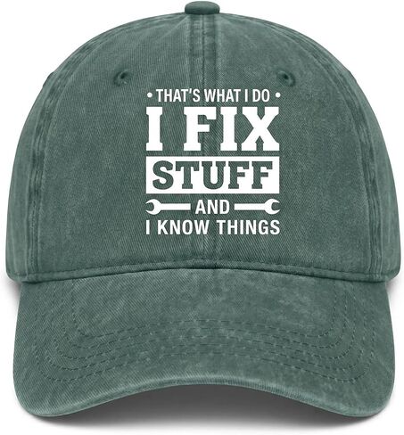 Gifts for Men Baseball Cap Fathers Day Hat Dad Gifts Husband Daughter Son Wife Mens Birthday Him Grandpa Present Green in Saudi Arabia