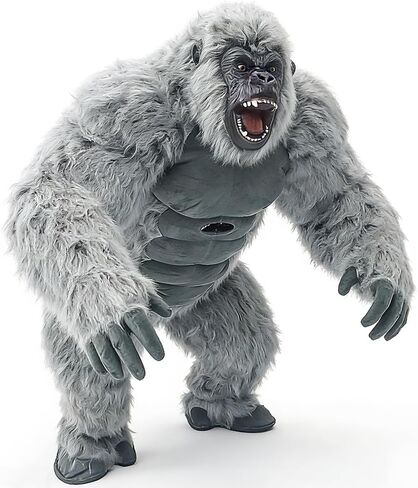 8.5FT Inflatable Gorilla Costume for Adults Blow up King Kong Suit Giant Ape Mascot Outfit for Halloween Party in Saudi Arabia