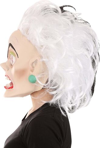Disney 101 Dalmatians Cruella De Vil Costume Latex Mask for Adults and Teens in Kuwait