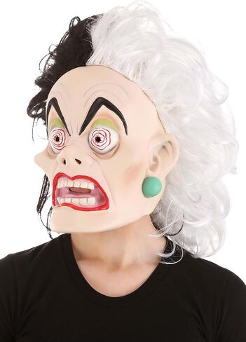 Disney 101 Dalmatians Cruella De Vil Costume Latex Mask for Adults and Teens in Kuwait