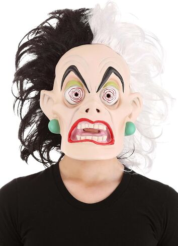 Disney 101 Dalmatians Cruella De Vil Costume Latex Mask for Adults and Teens in Kuwait