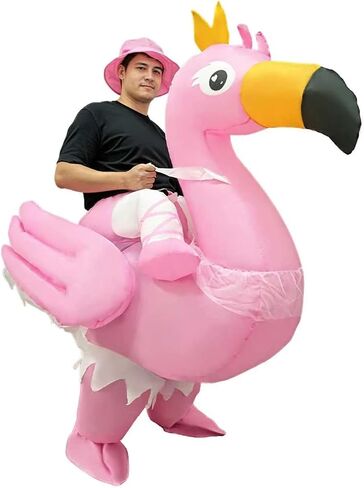 Inflatable Flamingo Costume, a fun adult costume—the perfect choice for parties, gatherings, holiday celebrations, and costume parties in Saudi Arabia